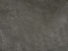 Beliani Kulatý viskózový koberec, 140 cm, tmavě šedý GESI II