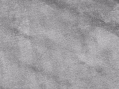 Beliani Kulatý viskózový koberec, 140 cm, světle šedý GESI II