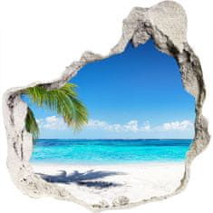 Wallmuralia Samolepící nálepka Tropická pláž 75x75 cm