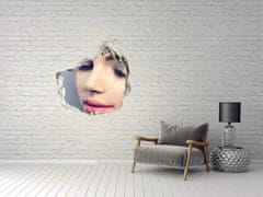 Wallmuralia Fotoobraz díra na stěnu Ideální make up 75x75 cm