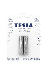 Tesla Batteries AAA SILVER+ alkalické mikrotužkové baterie, 2ks