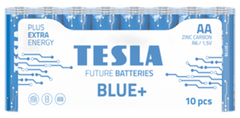 Tesla Batteries AA BLUE+ zinko-uhlíkové tužkové baterie, 24ks