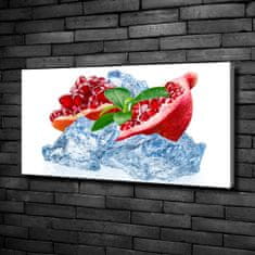 Wallmuralia Foto obraz canvas Granátové jablko s ledem 100x50 cm