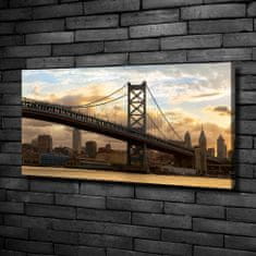Wallmuralia Foto obraz canvas Most Filadelfie 100x50 cm