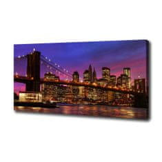 Wallmuralia Foto obraz canvas Manhattan západ 125x50 cm