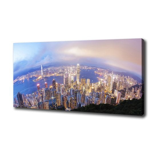 Wallmuralia Foto-obraz canvas do obýváku Hongkong panorama