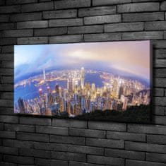 Wallmuralia Foto-obraz canvas do obýváku Hongkong panorama 100x50 cm