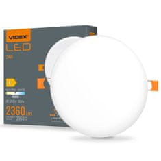 VIDEX Vestavné stropní svítidlo LED 24W 2360lm 4000K Neutrální bílá