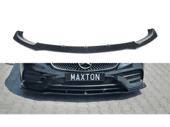 Maxton Design spoiler pod přední nárazník ver.1 pro Mercedes třída E W213/Coupe (C238)/AMG-Line, černý lesklý plast ABS