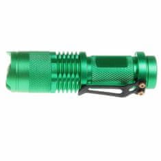 Northix LED svítilna CREE Ultrafire - Zelená 