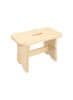 Čisté dřevo Dřevěná stolička 39 x 23 x 27 cm