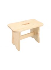 Čisté dřevo Dřevěná stolička 39 x 23 x 27 cm