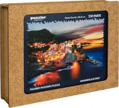 Dřevěné puzzle Manarola v Itálii 250 dílků