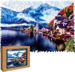 Puzzler Magic Wood Dřevěné puzzle Halštatské jezero, Rakousko 250 dílků
