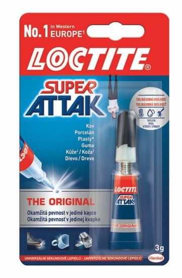 Loctite Lepidlo vteřinové SUPER BOND Original, 4 g