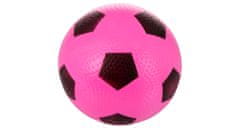 Teddies Míček Fotbal gumový míč růžová