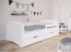 Kocot kids Dětská postel babydreams bílá se šuplíkem, bez matrace 180/80 (LBD_BI_18/8BZ_ZS_BM) 2*Karton