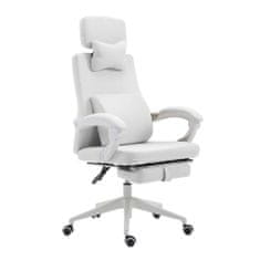 Timeless Tools Otočná kancelářská židle s opěrkou hlavy - ve více barvách - bílá