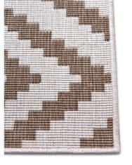 NORTHRUGS Kusový koberec Twin-Wendeteppiche 105460 Linen – na ven i na doma 80x150