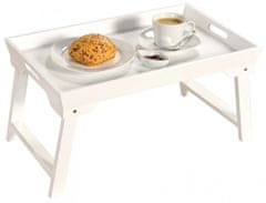 Kesper Servírovací podnos / stolek bílý 52 × 32 × 27 cm