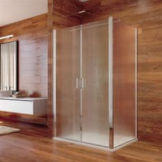 Mereo Lima sprchový kout, 120x120x190 cm, lítací dveře a pevný díl sklo Point CK86552K - Mereo