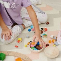 Ulanik Montessori dřevěná sada "Colourful nesting dolls"