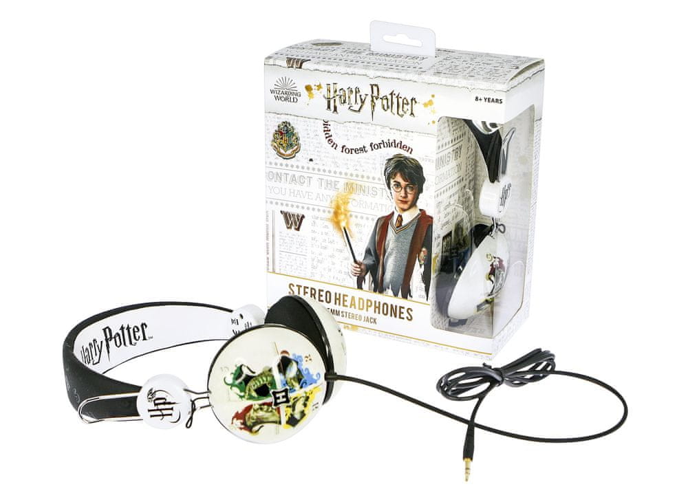 Levně OTL Technologies Harry Potter Hogwarts Crest Tween Dome sluchátka