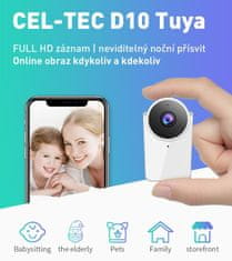 CEL-TEC D10 Tuya vnitřní IP kamera
