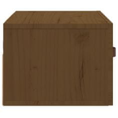 Vidaxl Nástěnný noční stolek medově hnědý 40 x 29,5 x 22 cm