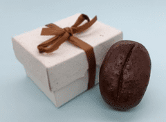 NAFIGATE Cosmetics Kávové peelingové mýdlo se skořicí v dárkové krabičce