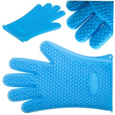 Aga Silikonová rukavice na pečení Modrá