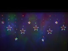Aga LED Světelný závěs Hvězdy 2,5 m 138 LED Vícebarevný