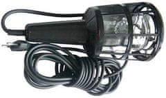 HADEX Pracovní svítilna - montážní lampa 230V/60W,přívod 5m,černé