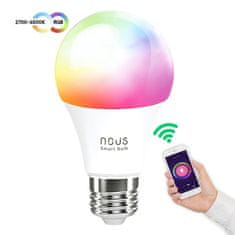 Nous P3 WiFi Tuya RGB E27 (4ks) chytrá LED žárovka