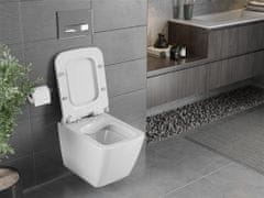 Mexen Vega závěsná wc mísa včetně sedátka s slow-slim, duroplast, bílá (30654000)