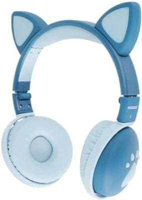 moderní dětská sluchátka mozos KID-DOG-BT Bluetooth handsfree funkce výdrž 15 h na nabití omezená hlasitost