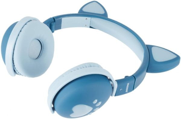  moderní sluchátka dětská KID-DOG-BT Bluetooth handsfree funkce výdrž 15 h na nabití omezení hlasitosti