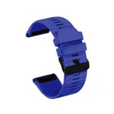 RhinoTech řemínek pro Garmin QuickFit silikonový outdoor 22mm, RTSS-016-DB, tmavě modrý