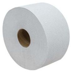 Bílý toaletní papír JUMBO 2-vrstvý průměr 240 mm, 6 rolí