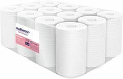 Harmony Midi bílé papírové ručníky 2-vrstvé v roli z celulózy, 12 ks