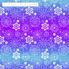 MIMIlátky Softshell fialovo modré vločky, 10 cm