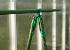 Bradas Spojka křížová na zahradní tyče 11mm, 3ks, nastavitelná BR-TYLS11