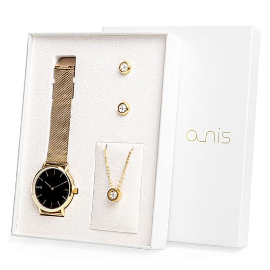 Anis Set hodinek, náhrdelníku a náušnic AS100-19