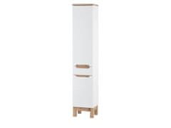COMAD Comad Koupelnová skříňka vysoká BALI WHITE 800, 187x35x33 cm, bílá lesk BALI WHITE 800 FSC