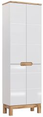 COMAD Comad Koupelnová skříňka vysoká BALI WHITE 805, 187x60x33 cm, bílá lesk BALI WHITE 805 FSC