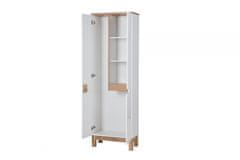 COMAD Comad Koupelnová skříňka na mop BALI WHITE 900, 187x60x33 cm, bílá lesk BALI WHITE 900 FSC