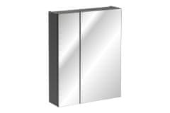 COMAD Zrcadlová skříňka Comad Monako Grey 840, 60x75x16cm, šedá