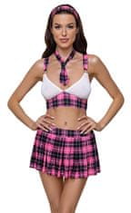 Cottelli Collection Emily School Girl (Pink), roleplay erotický kostým školačka S