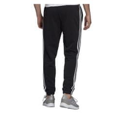 Adidas Kalhoty černé 182 - 187 cm/XL Essentials Tapered Elasticcuff 3 Stripes