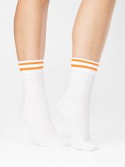 Fiore Ponožky Fiore G1141 Player 80 den Bílo-oranžová Univerzální